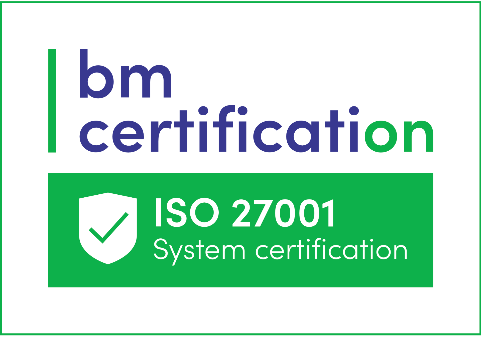 BM Certification - ISO 27001